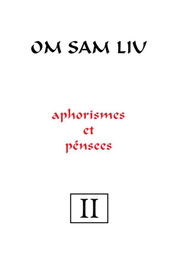 Aphorismes and Pensees I & II - Imagen 2